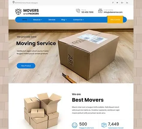 Famous WordPress Theme by SKT Themes