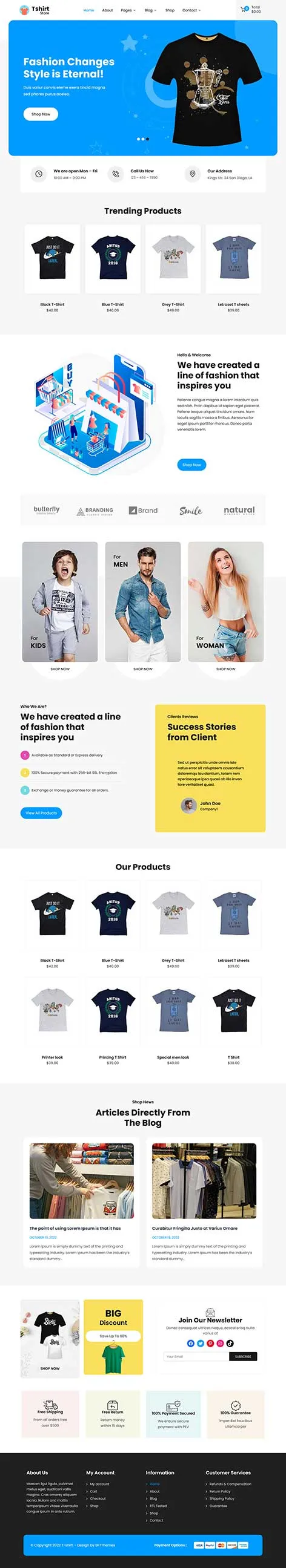 Fashion eCommerce WordPress Theme for Online Clothing Stores