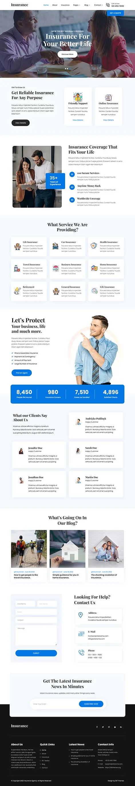 Financial Service WordPress Theme for Banks and Consulting Firms