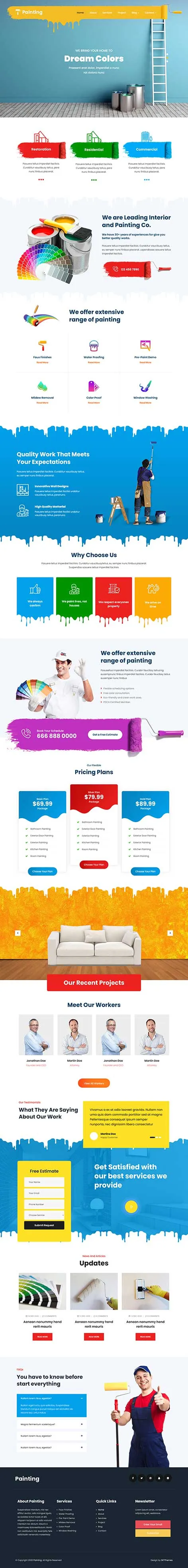 Flashy WordPress Theme with Bold, Eye-Catching Design for Trendy Websites