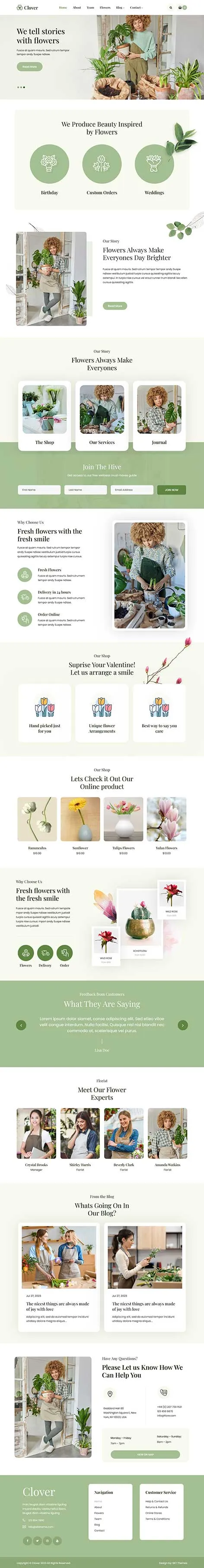 Flower WordPress Theme by SKT Themes