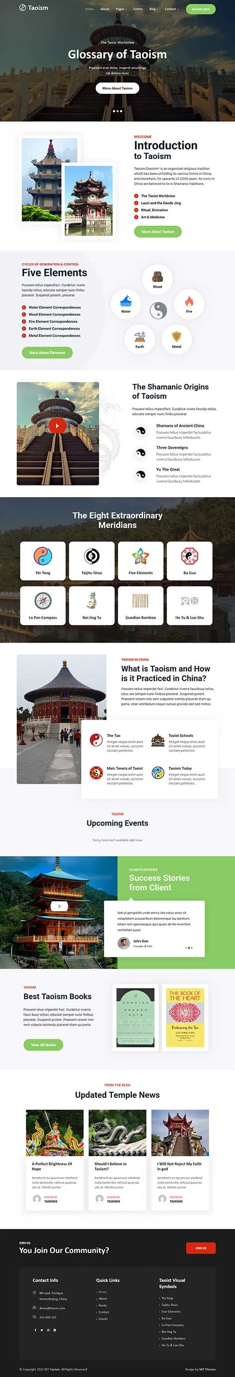 Folklore WordPress Theme for Cultural and Traditional Websites