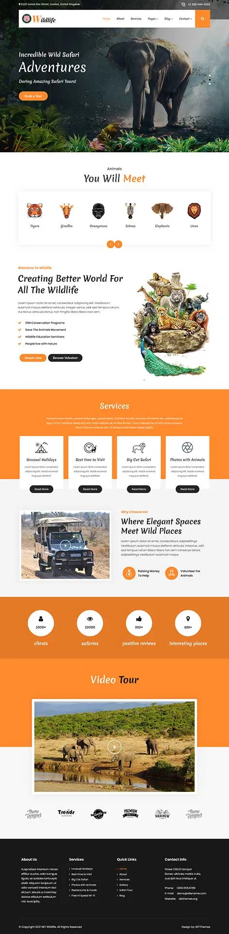 Free Animal Rescue WordPress Theme for NGOs & Pet Shelters