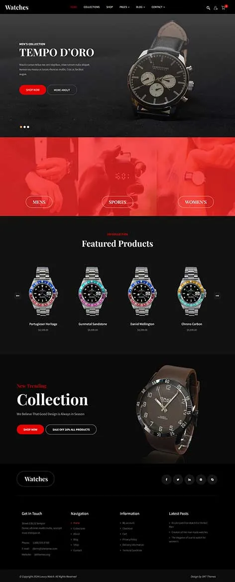Free Electronics eCommerce WordPress Theme for selling gadgets online