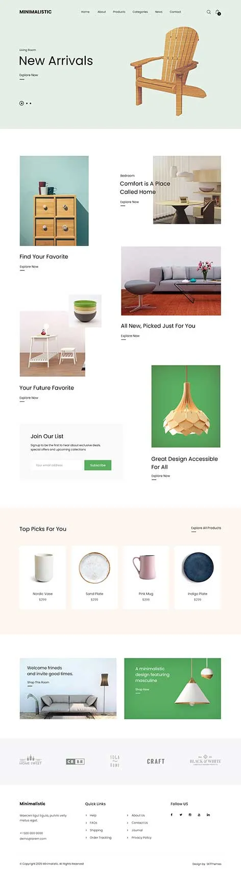 Minimal eCommerce WordPress Theme