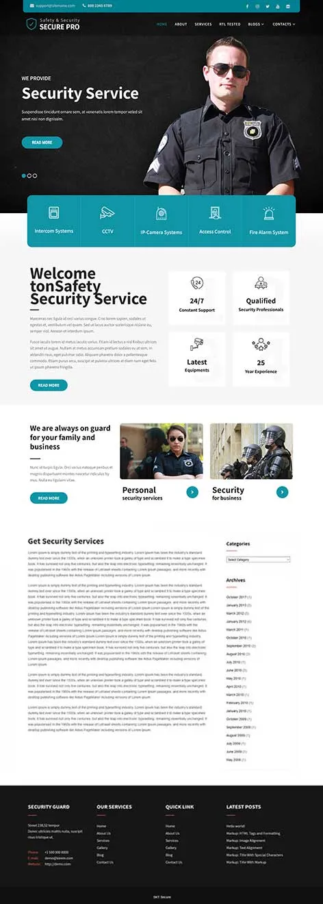 Free Private Investigation WordPress Theme for Detectives & Agencies