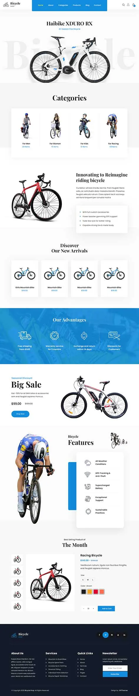 Free Retailer WordPress Theme built for shops, brands, and online storeowners