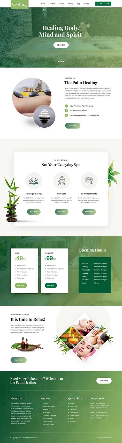 Skin Beauty WordPress Theme for Salons and Aesthetic Clinics