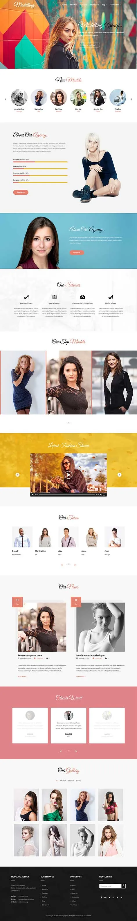 Funky WordPress Theme for Creative Brands and Bold Designs