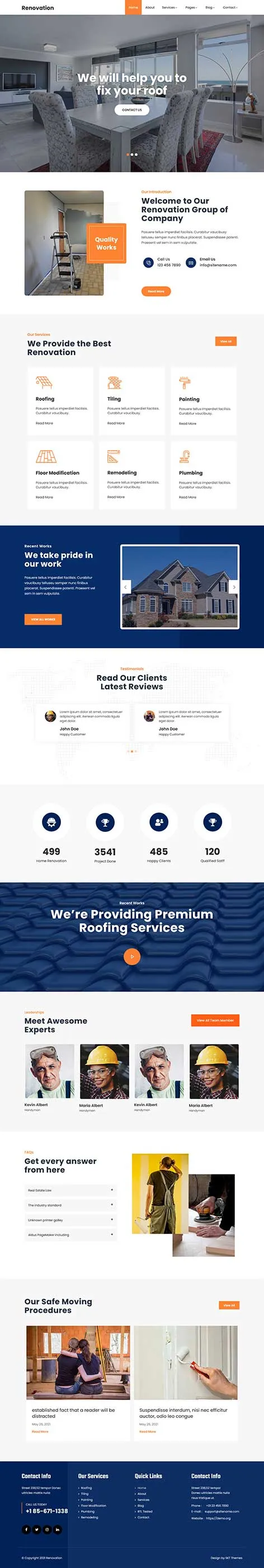 Furniture Website WordPress Theme by SKT Themes â€“ Interior and decor shop layout