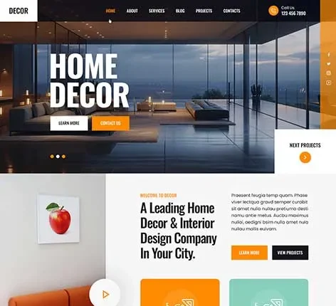 Futuristic WordPress Theme with cutting-edge design and animations