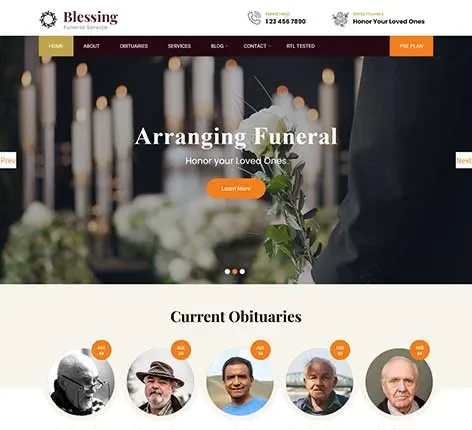 Genealogist WordPress Theme for Family Tree and Ancestry Services