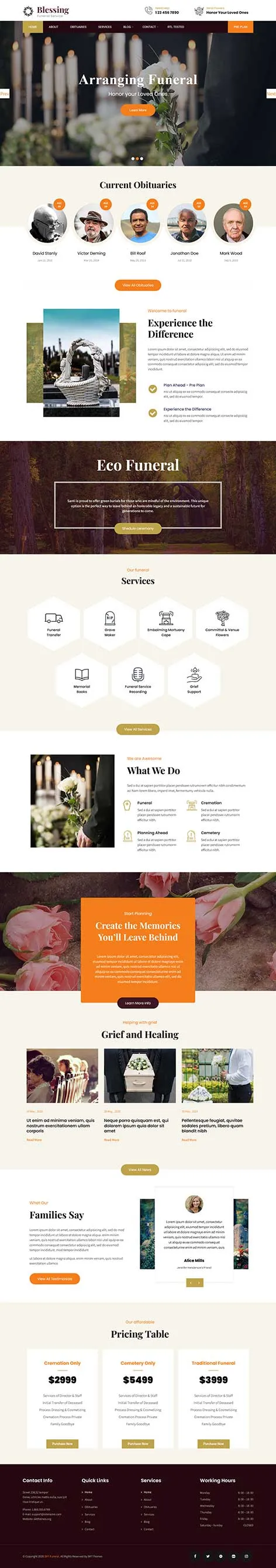 Genealogist WordPress Theme for Family Tree and Ancestry Services