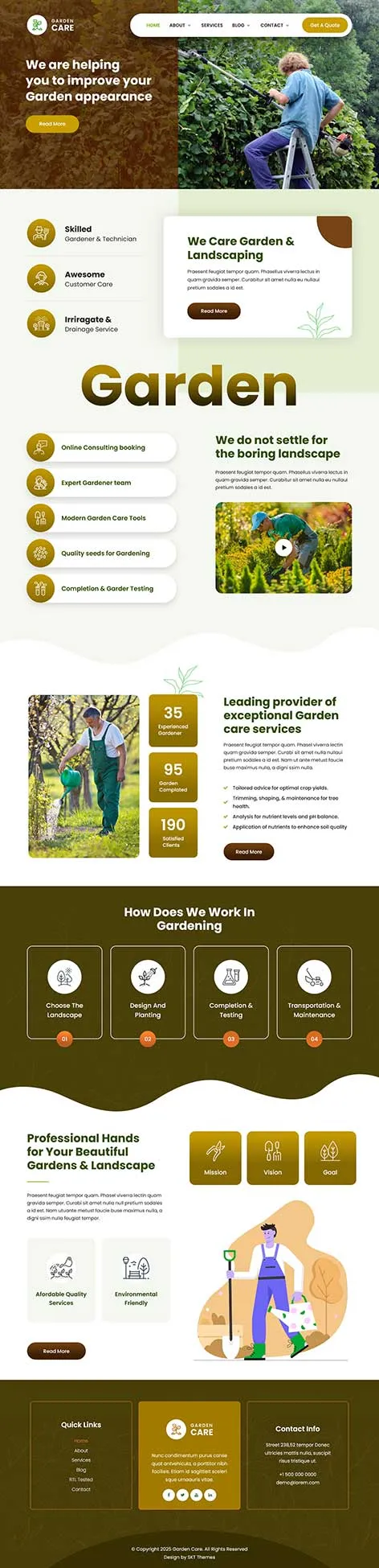 Gratis WordPress Theme for personal, nonprofit, or hobbyist websites