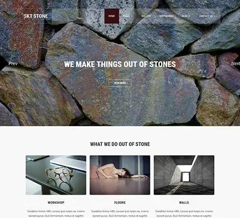 Gravel WordPress Theme for Construction, Mining, and Industrial Services
