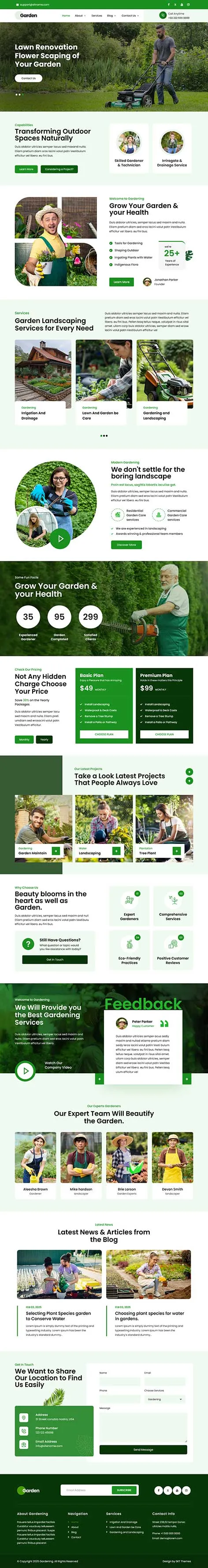 Grid Layout WordPress Theme by SKT Themes