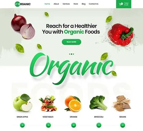 Grocery Delivery WordPress Theme for supermarkets and online food services