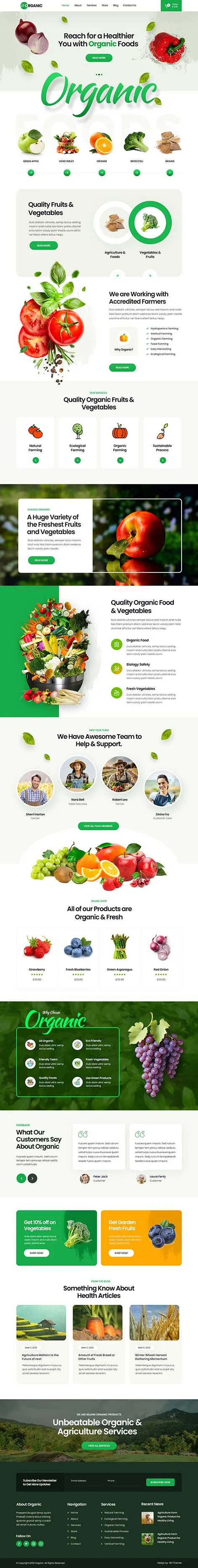 Grocery Delivery WordPress Theme for supermarkets and online food services