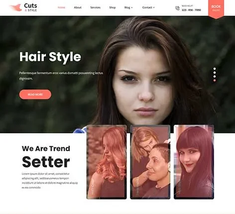 HairStyle WordPress Theme for Salons, Stylists, and Beauty Experts