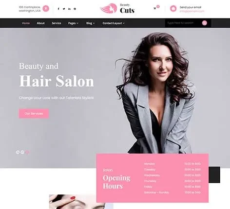 Hairdresser WordPress Theme for Stylists and Salon Owners