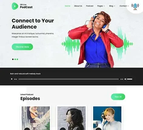 Harmonic WordPress Theme for Musicians, Bands, and Audio Artists