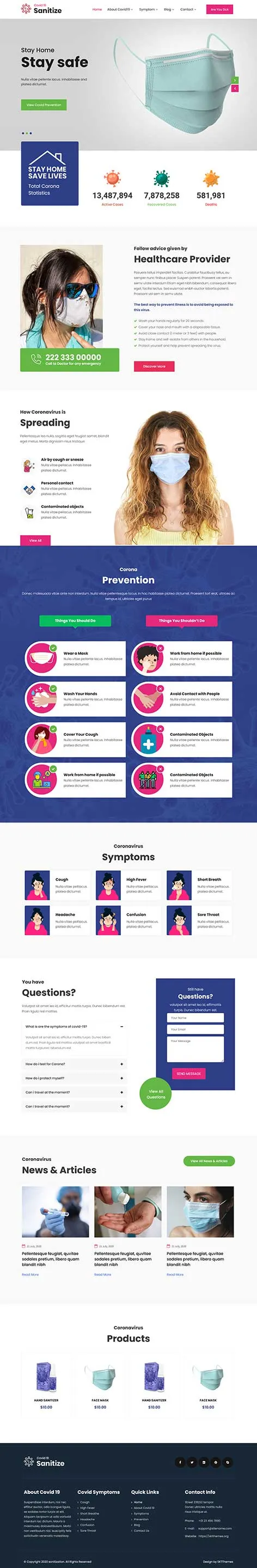 Healthcare WordPress Theme for Clinics, Hospitals, and Medical Services