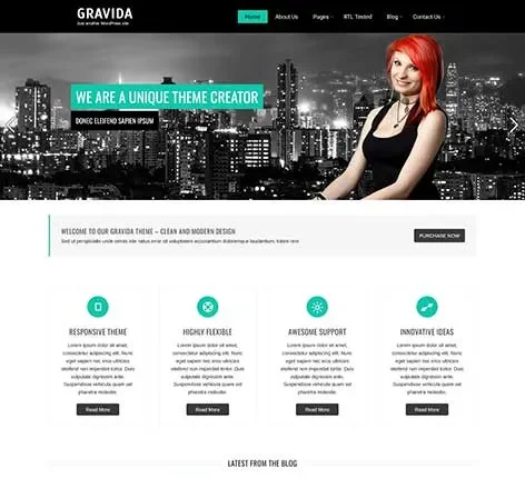 High End WordPress Theme for luxury brands and upscale businesses