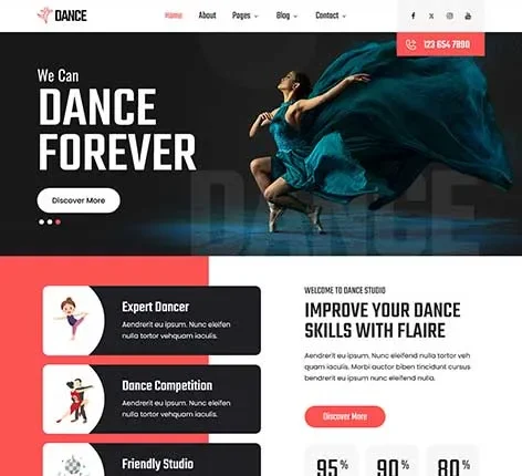 Hip Hop WordPress Theme for artists, rappers, and music labels