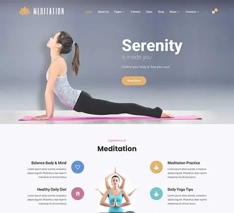 Holistic WordPress Theme for Wellness and Healing Centers