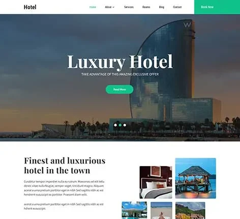 Hoteller WordPress Theme for Hotels and Resorts