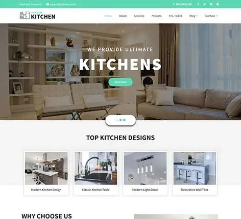 House Maintenance Services WordPress Theme by SKT Themes – Home repair layout