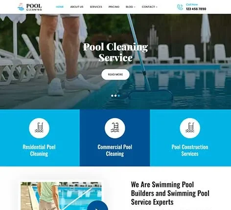 Housekeeping WordPress Theme for Maid and Cleaning Services