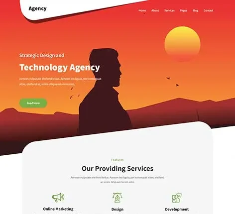 Illustrator WordPress Theme for Creative Portfolios