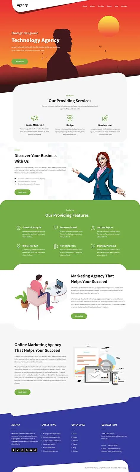 Illustrator WordPress Theme for Creative Portfolios