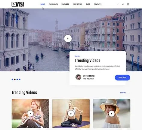 Infinite scroll WordPress theme for dynamic blogs by SKT Themes