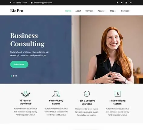 Influencer WordPress theme for content creators by SKT Themes