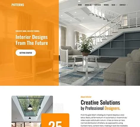 Interior Design Studio WordPress Theme for Architects and Decorators