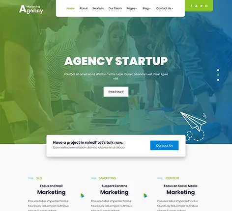 Internet Marketing WordPress Theme for SEO Agencies and Digital Experts