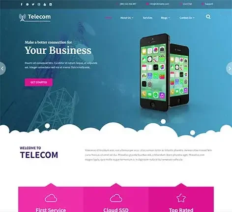 Internet Provider WordPress Theme