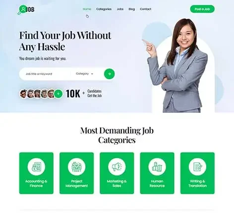 Job Portal WordPress Theme | Job Board WordPress Theme for Recruitment and Employment Sites