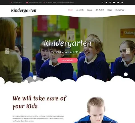 Kids Website Templates by SKT Themes