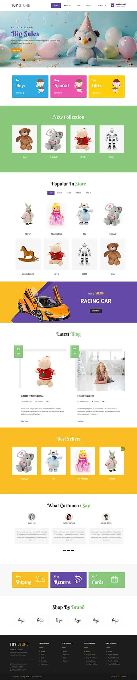 Kids WordPress theme for child-friendly websites by SKT Themes