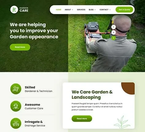 Landscape WordPress Theme from SKT Themes