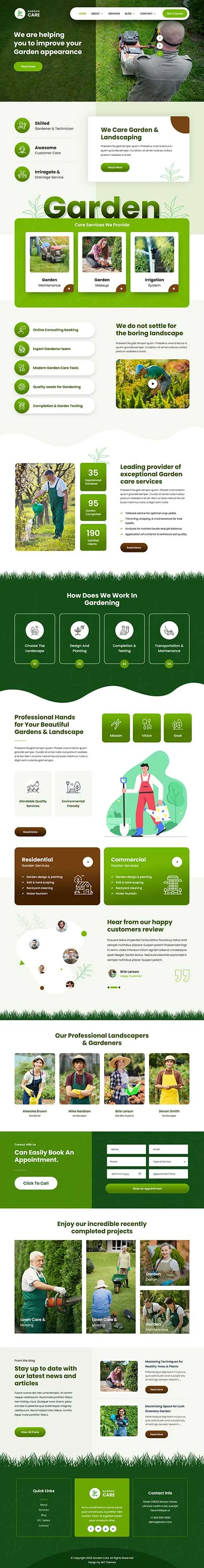 Landscape WordPress Theme from SKT Themes
