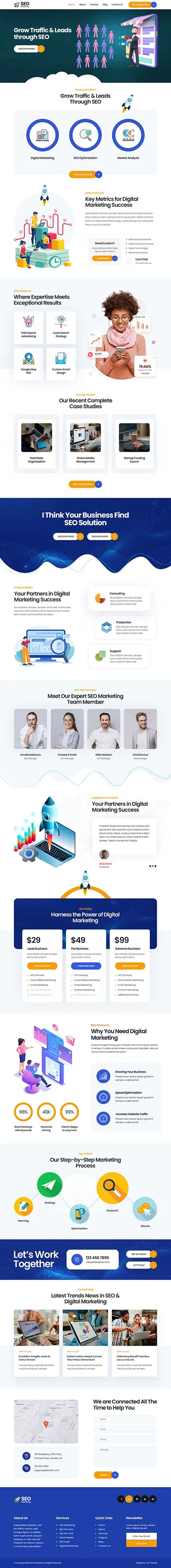 Lead Generation WordPress Theme from SKT Themes