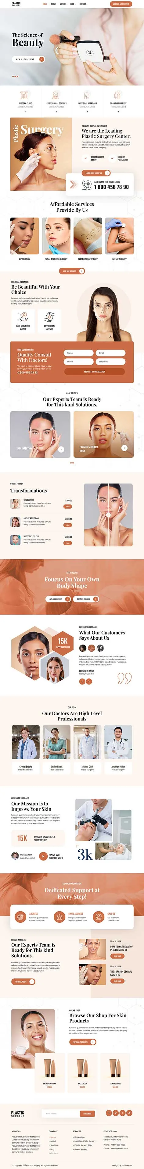 Makeup theme WordPress for beauty brands by SKT Themes