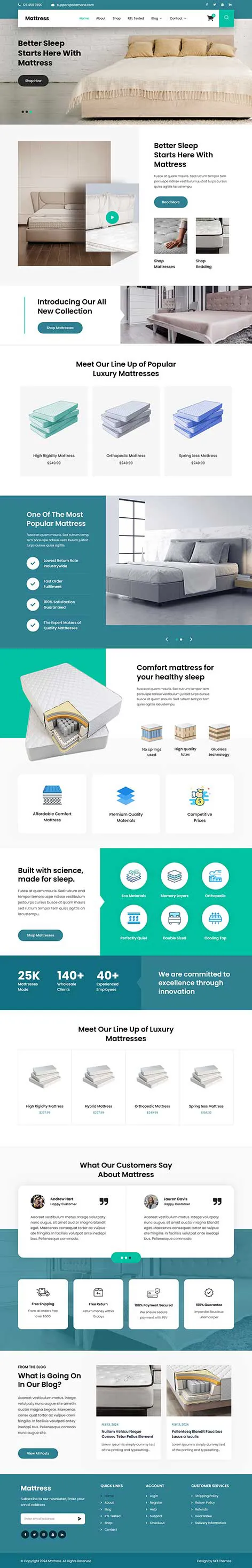 Material WordPress Theme by SKT Themes