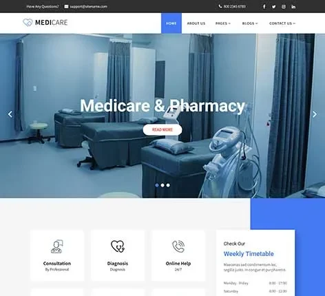 Medical WooCommerce theme for health stores by SKT Themes