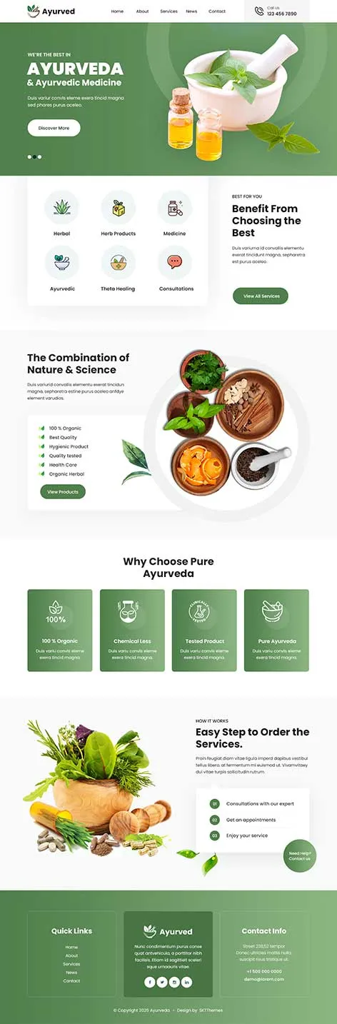 Free Medicine Supply WordPress Theme with pharmacy layout