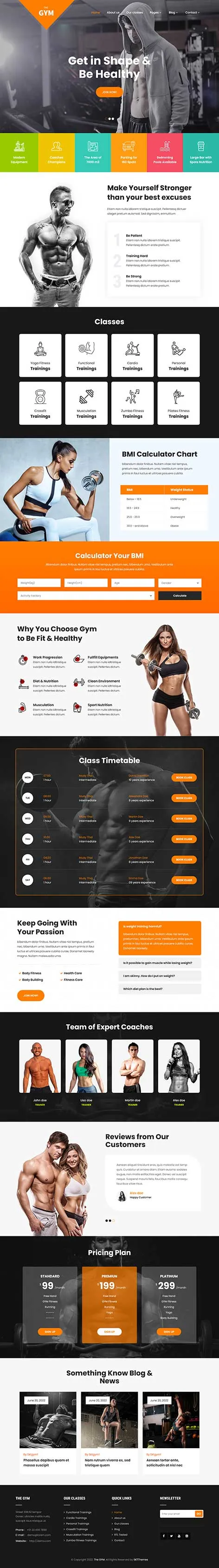 Membership WordPress Theme by SKT Themes